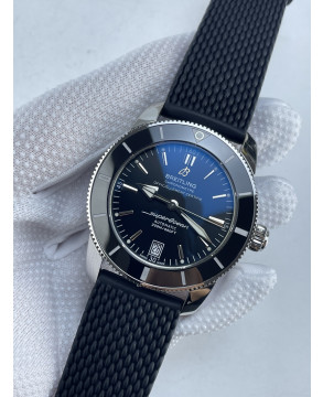 (준비완료/특급배송)NO.4173/BLSF공장 42MM 브라이틀링 슈퍼오션 헤리티지 B20 오토매틱 42mm 블랙 러버 블랙 스틸 솔리드백